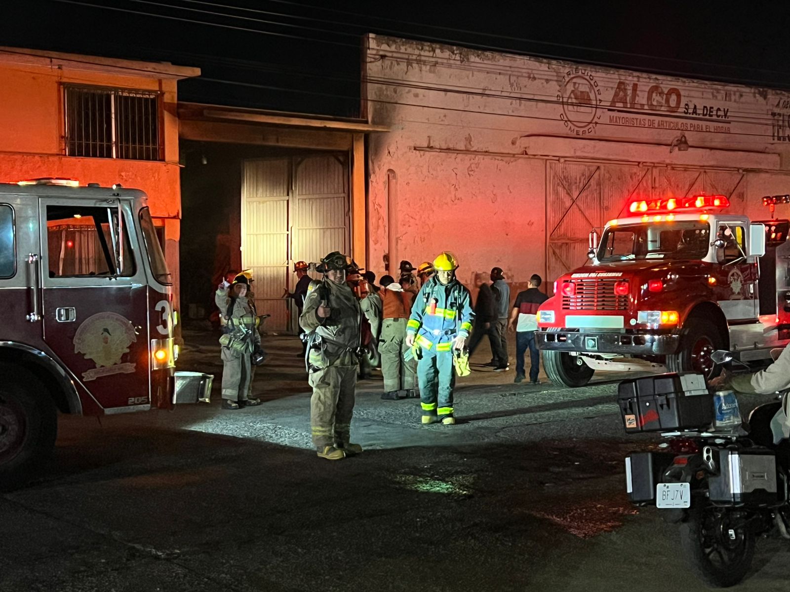 Incendio en bodega de frijol de Los Mochis, Sinaloa