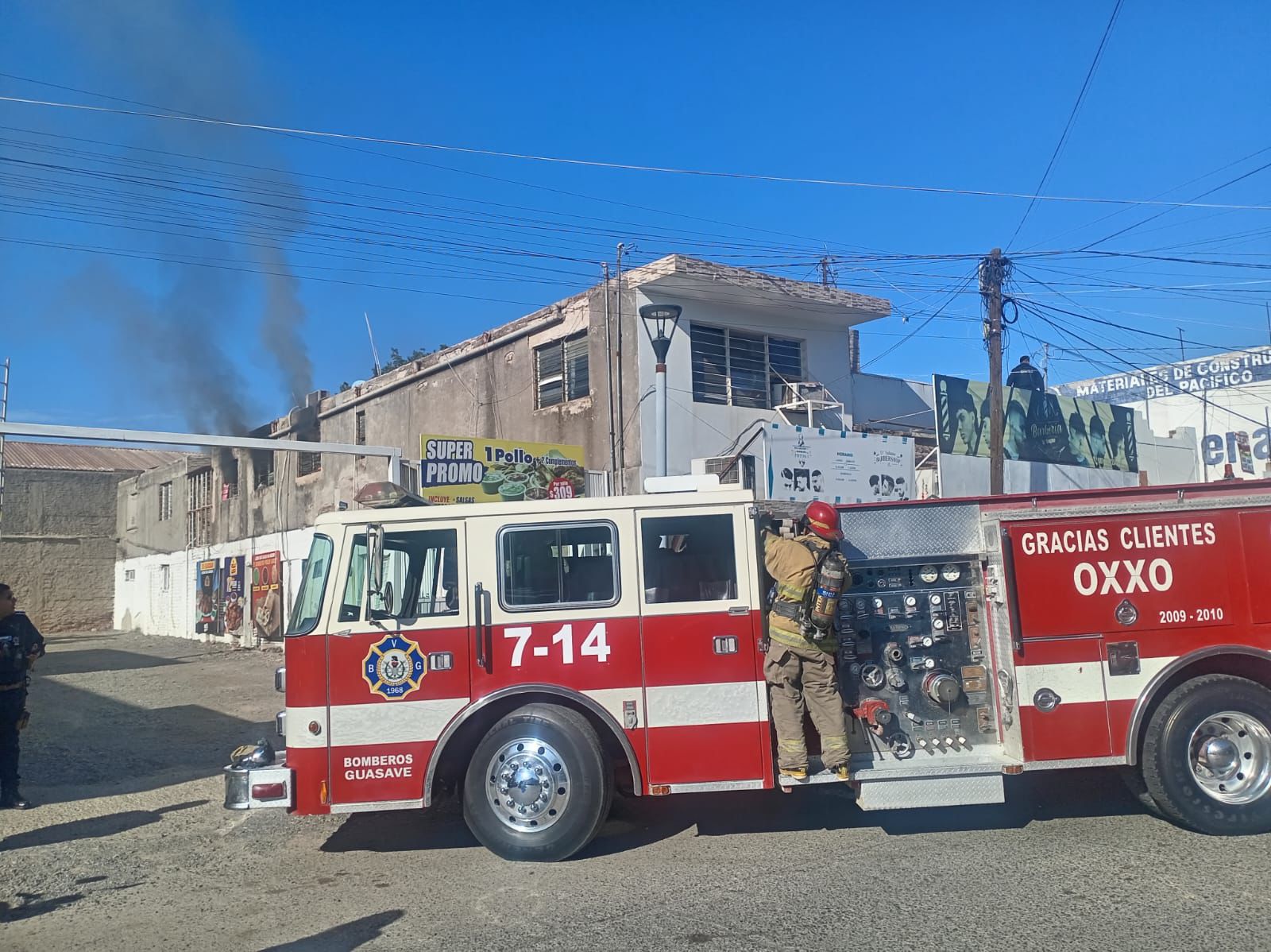 incendio en departamento de guasave