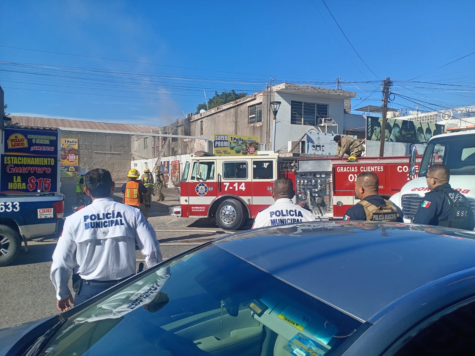 incendio en departamento de guasave