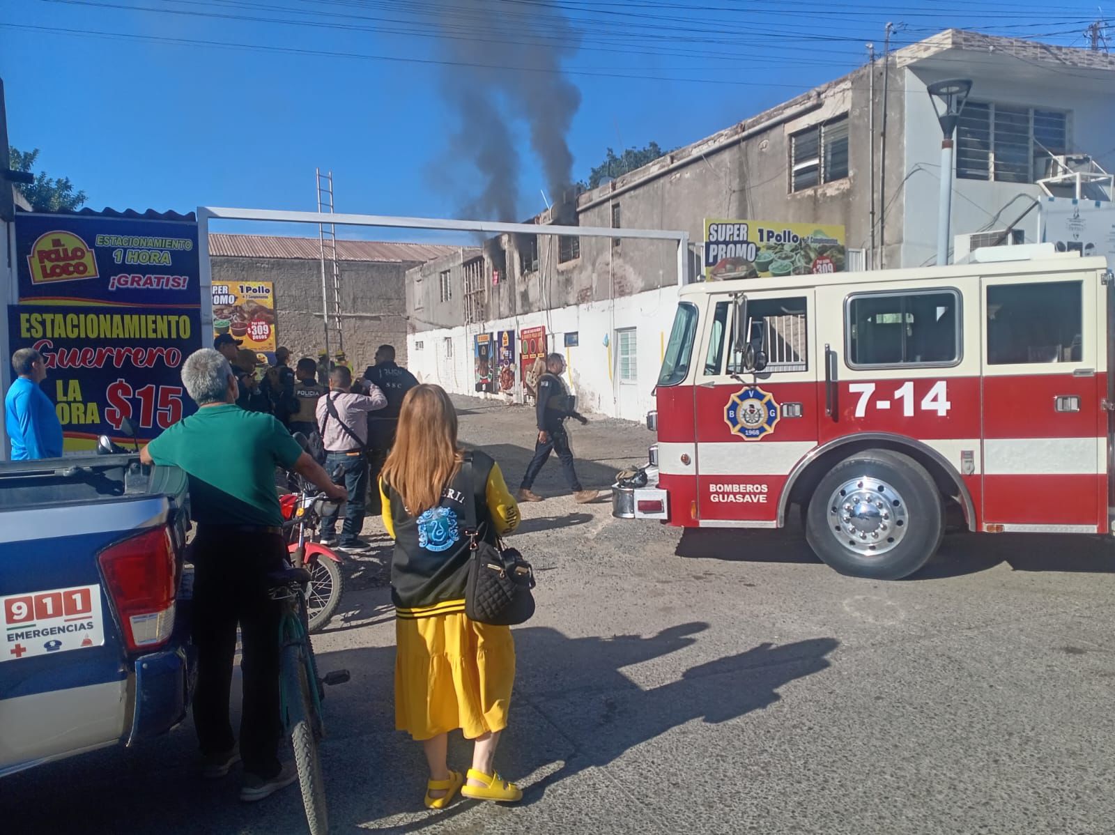 incendio en departamento de guasave