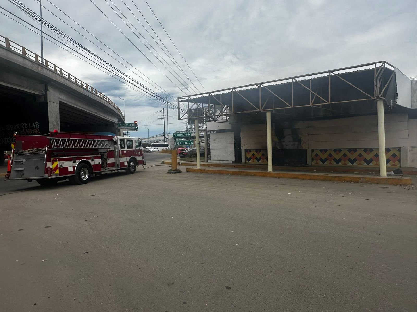 Incendio en establecimiento de Mazatlán, Sinaloa