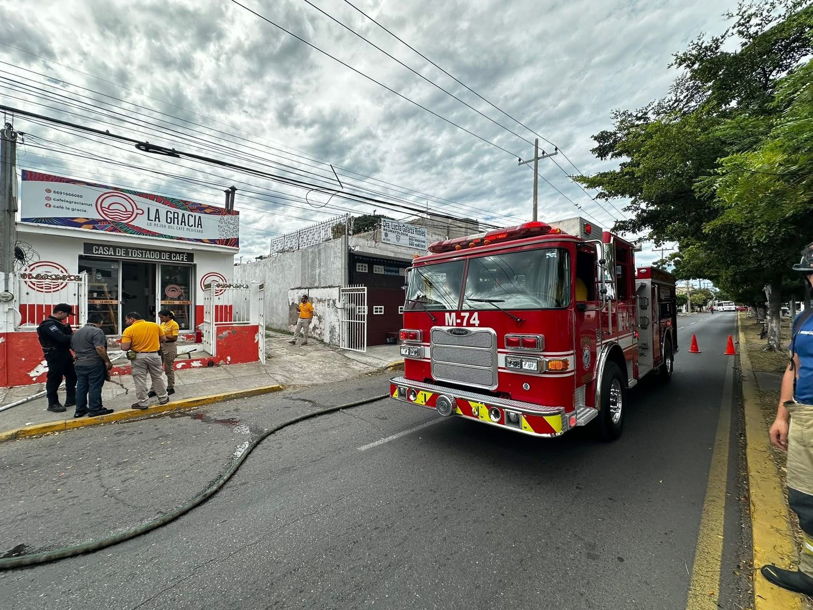 Incendio en establecimiento de Mazatlán, Sinaloa