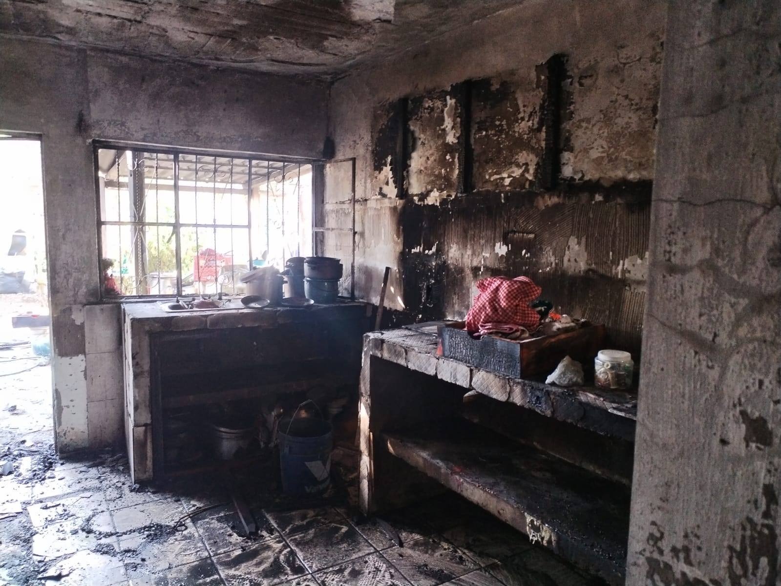 Incendio en vivienda de El Venadillo, Mazatlán