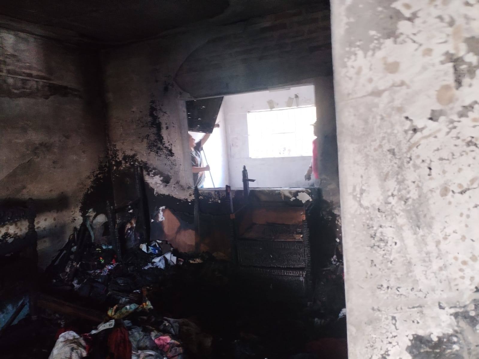 Incendio en vivienda de El Venadillo, Mazatlán