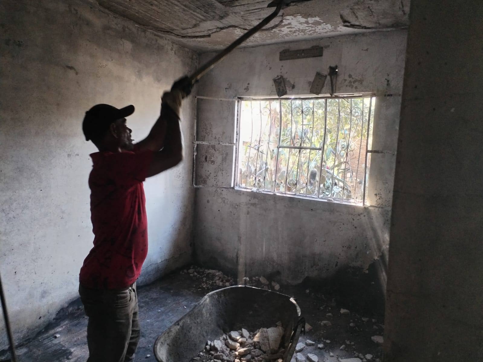 Incendio en vivienda de El Venadillo, Mazatlán