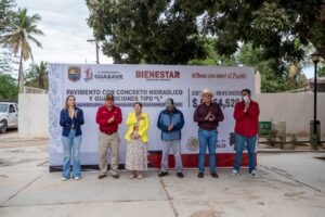 Inicia pavimentación en La Brecha, Guasave