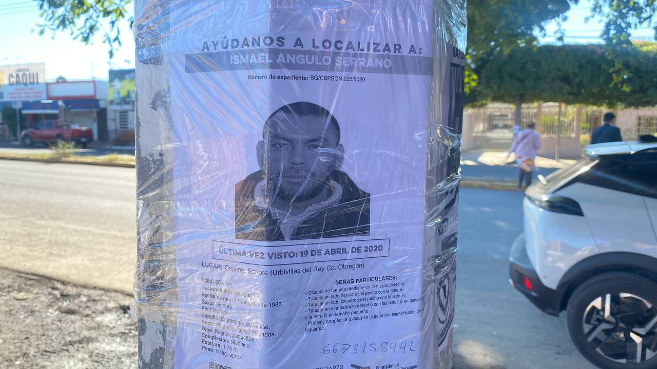 Ismael desaperecido en Guasave