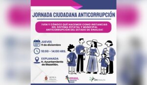 Jornada Ciudadana Anticorrupción en Mazatlán