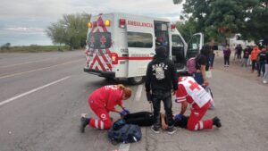 Joven atropellada en Cuatro Caminos, Guasave, Sin.