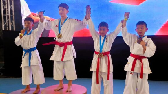 Karatecas mochitenses brillan en el Campeonato Internacional Open de Guatemala 2025