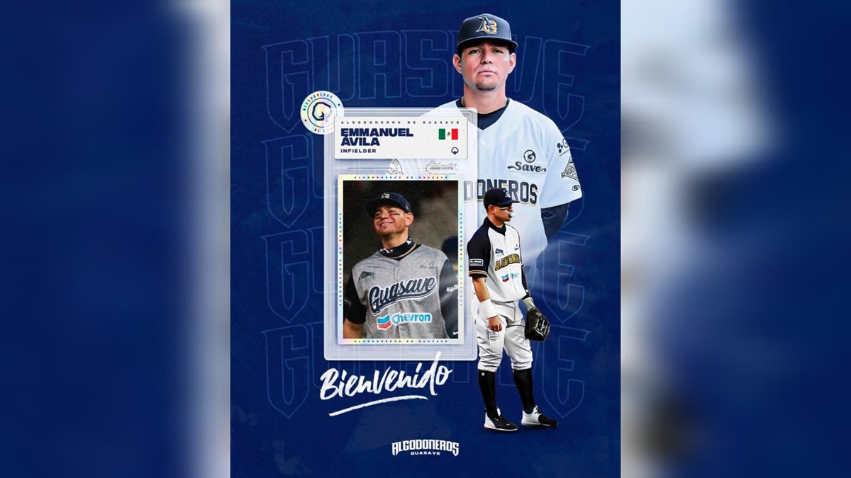 Emmanuel Ávila llega a reforzar a Algodoneros de Guasave