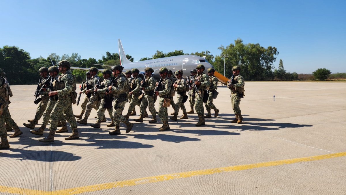 llegan 180 efectivos de las fuerzas especiales del ejercito a culiacan sin