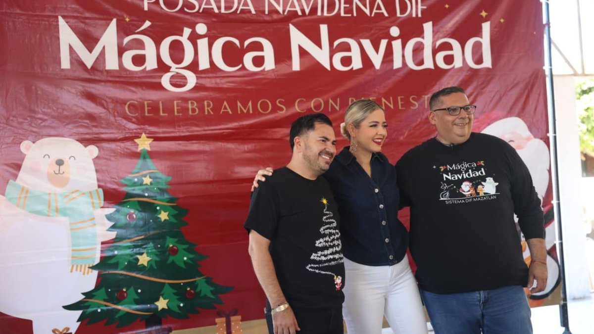 lleva estrella palacios la posada navideña a la sindicatura de siqueros mazatlan