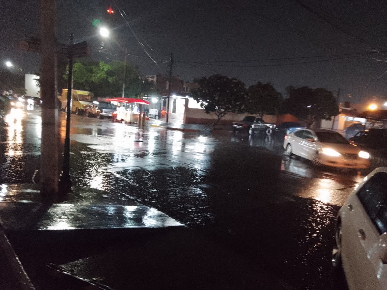 Lluvia en Guasave
