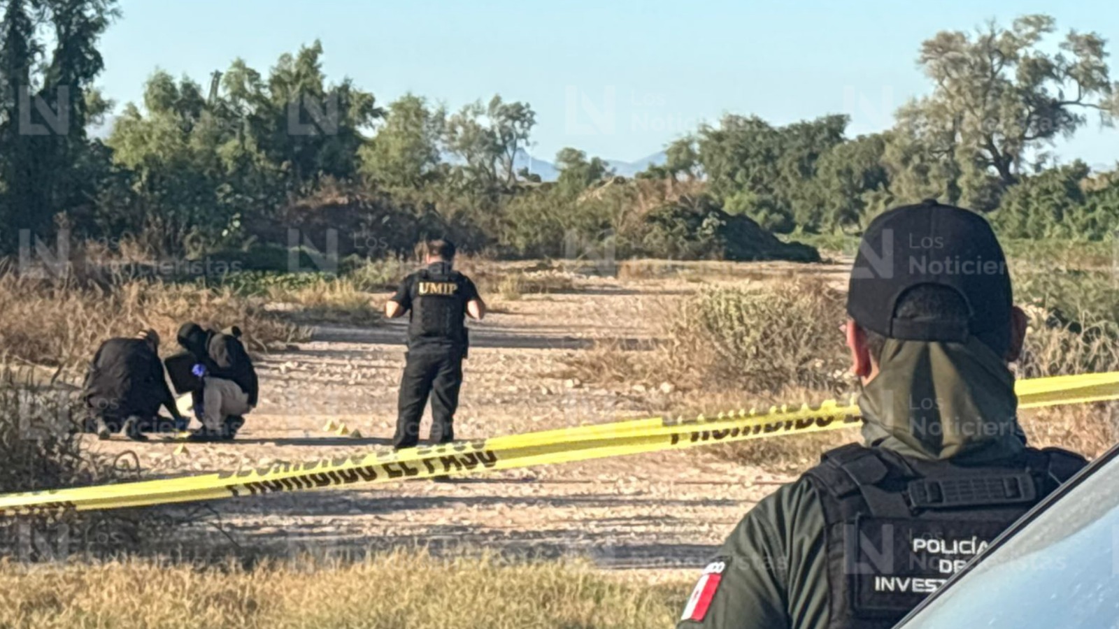 Un hombre fue localizado asesinado a balazos en las cribas de Aguaruto, en Culiacán