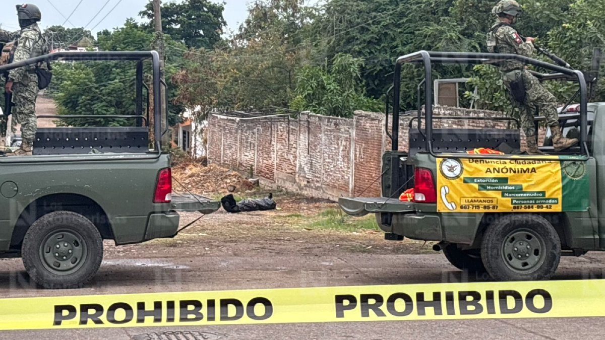 localizan un cuerpo envuelto en bolsas negras en la colonia libertad de culiacan sinaloa