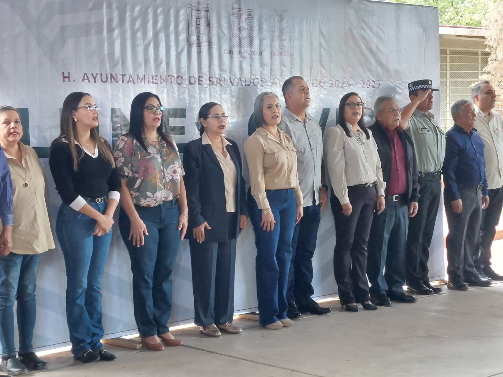 Lunes Cívicos en Salvador Alvarado