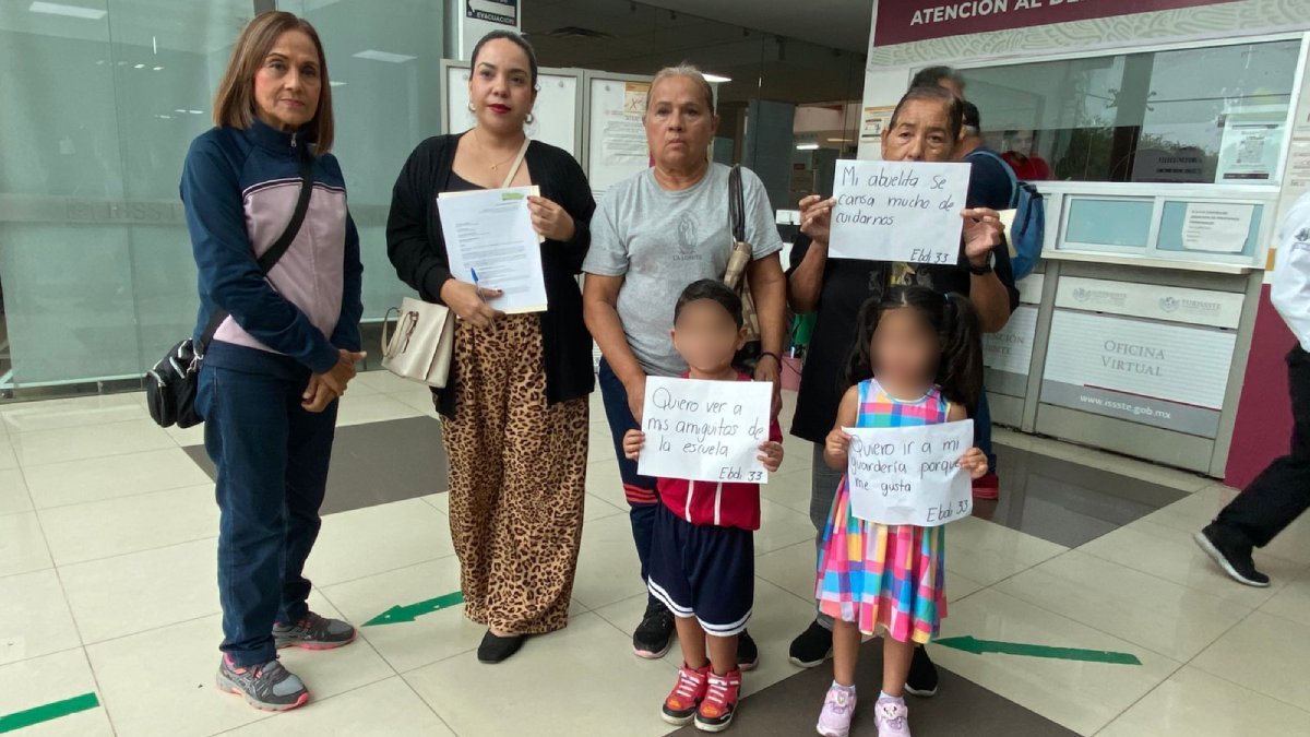 madres de niños de las estancias para el bienestar y desarrollo infantil se manifiestan