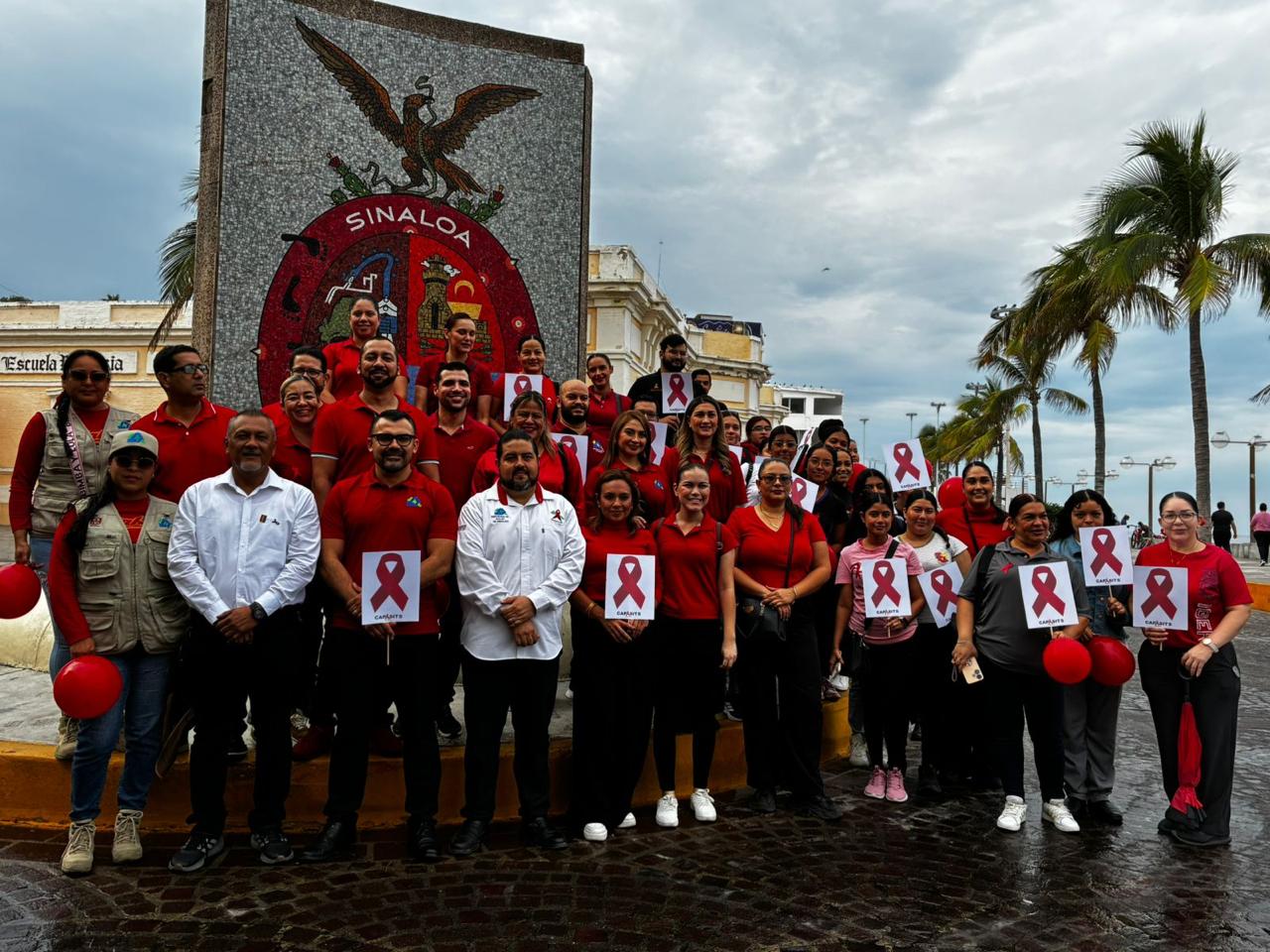 Marcha Día Internacional contra el SIDA en Mazatlán