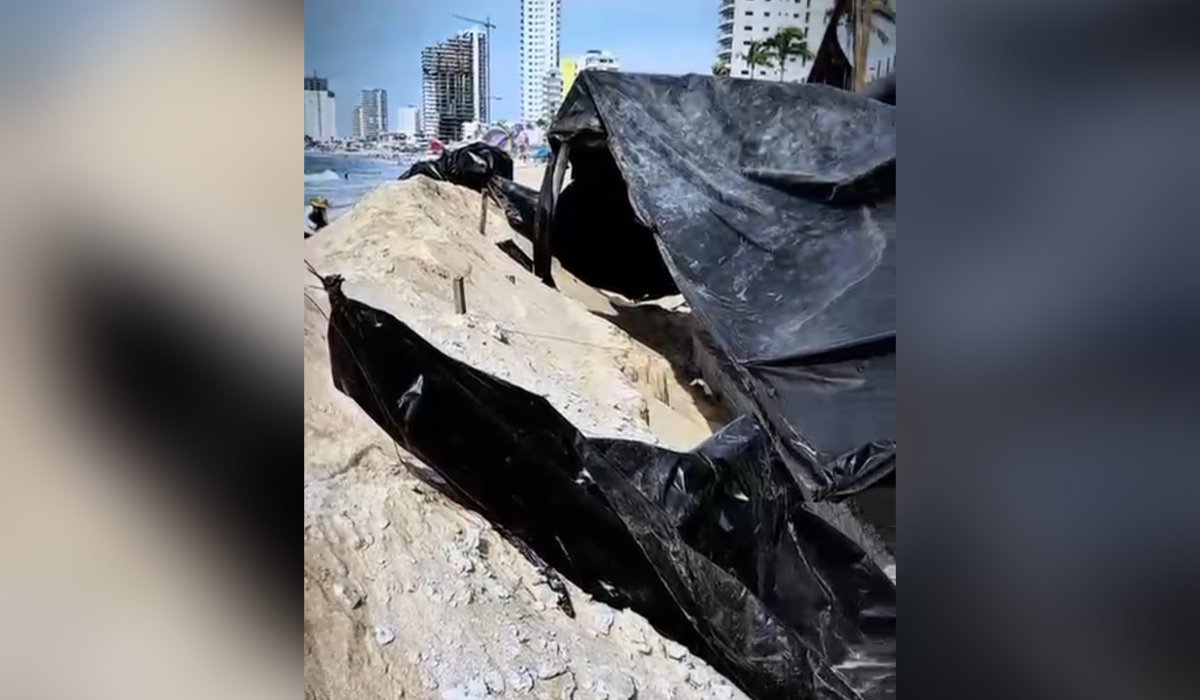 Maribel Chollet denuncia construcción de palapa no permitida en playas de Mazatlán