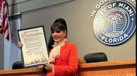 ¡Hoy es el Día de Maribel Guardia! La actriz recibe reconocimiento a su trayectoria en Florida, Estados Unidos