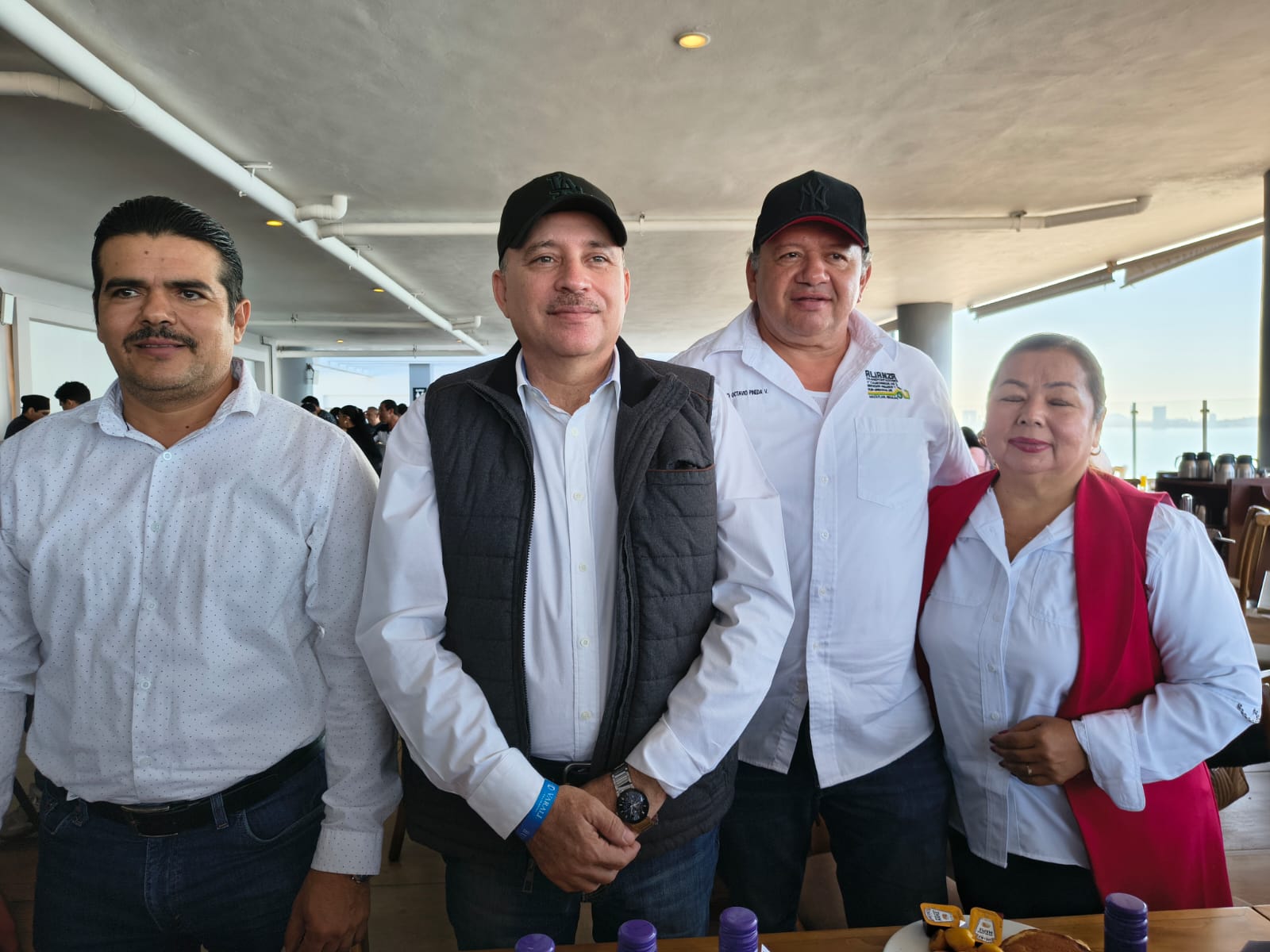 Miembros de la Alianza de Camiones Urbanos en Mazatlán