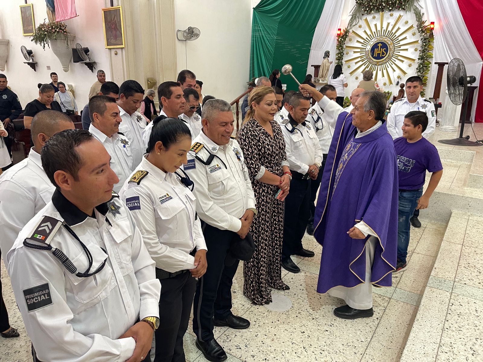 misa de acción de gracias por el Día del Tránsito Municipal en El Rosario
