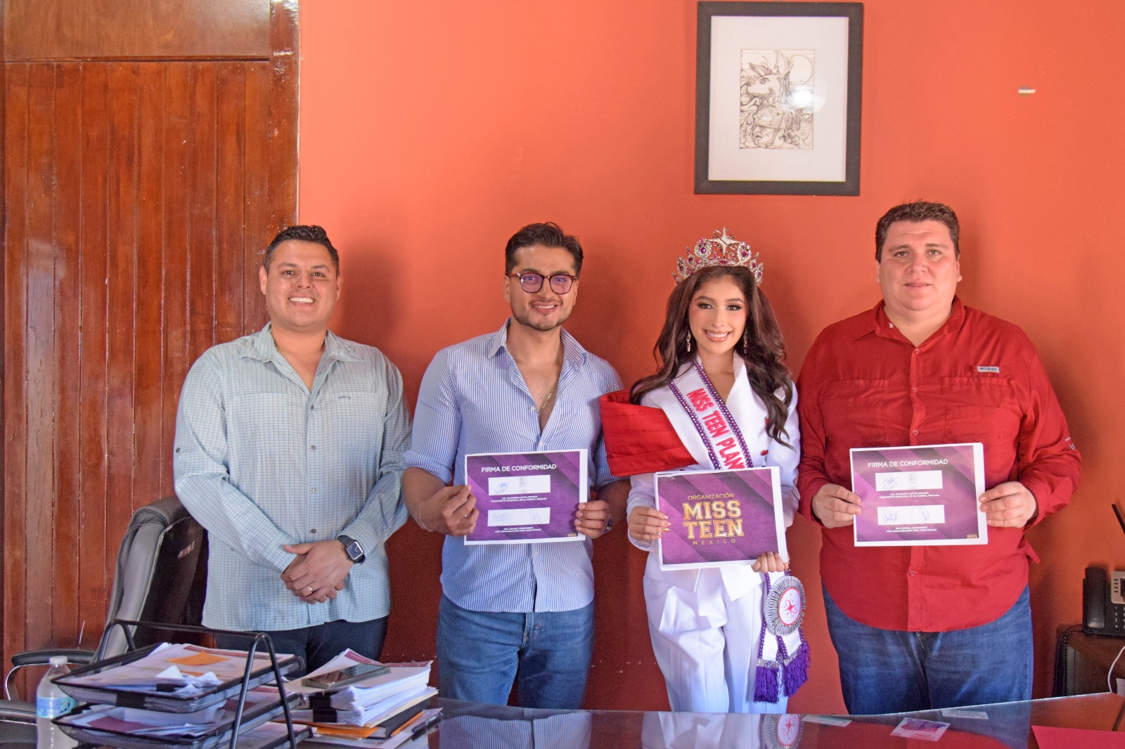 Camila Hernández, Alberto Lugo Gaxiola y Rafael Hernández Fernández