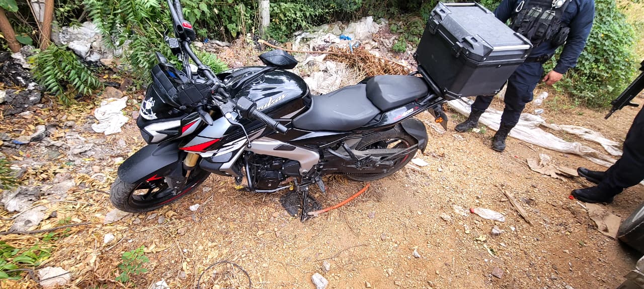 Moto robada en Mazatlán, Sinaloa