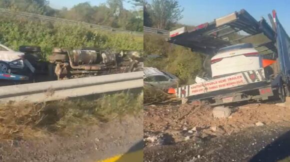 ¡Tome sus precauciones! Nodriza se salió de la carretera y provocó accidente en la carretera Culiacán-Mazatlán
