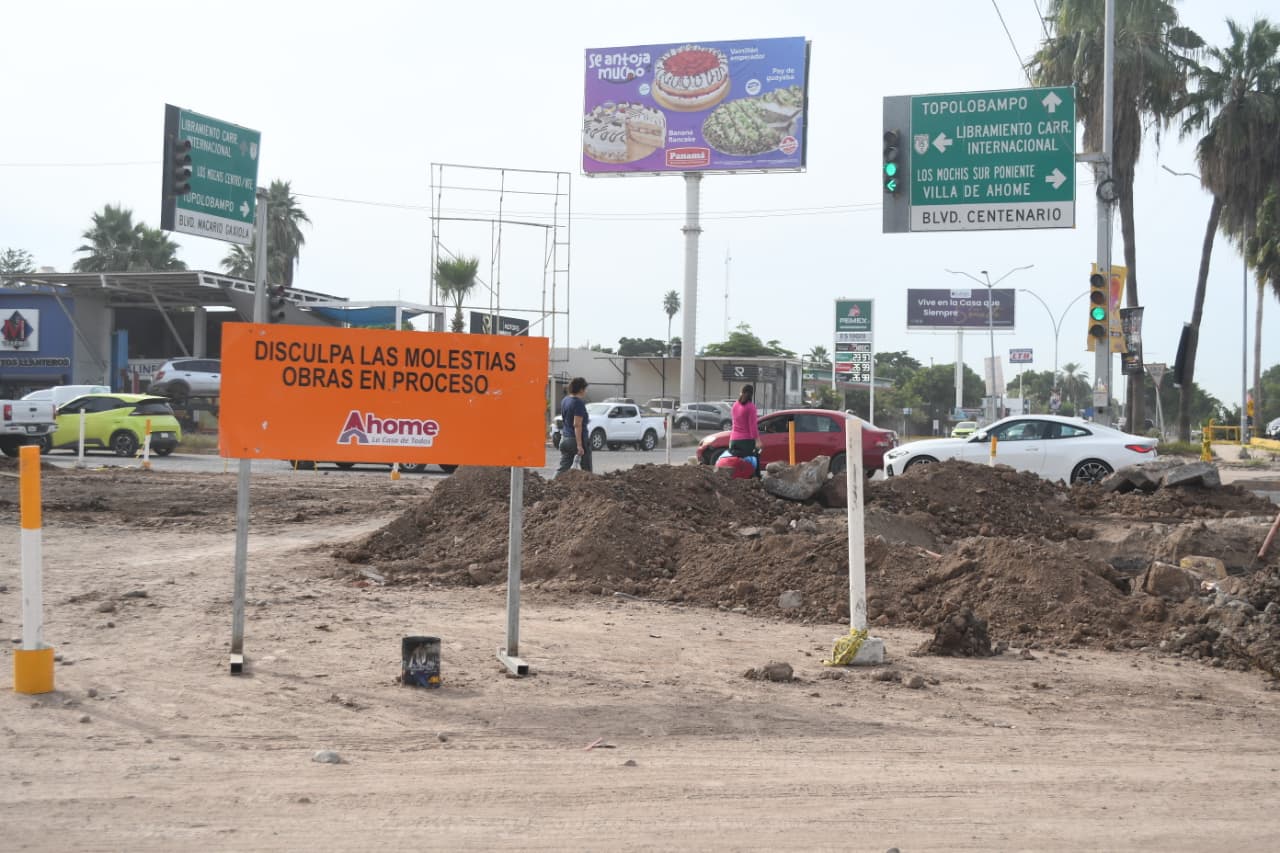 Se paran las obras y obstrucciones en vialidades de Los Mochis el 20 de diciembre