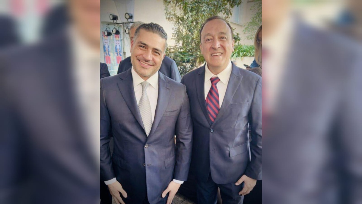 Omar García Harfuch y Antonio Menéndez