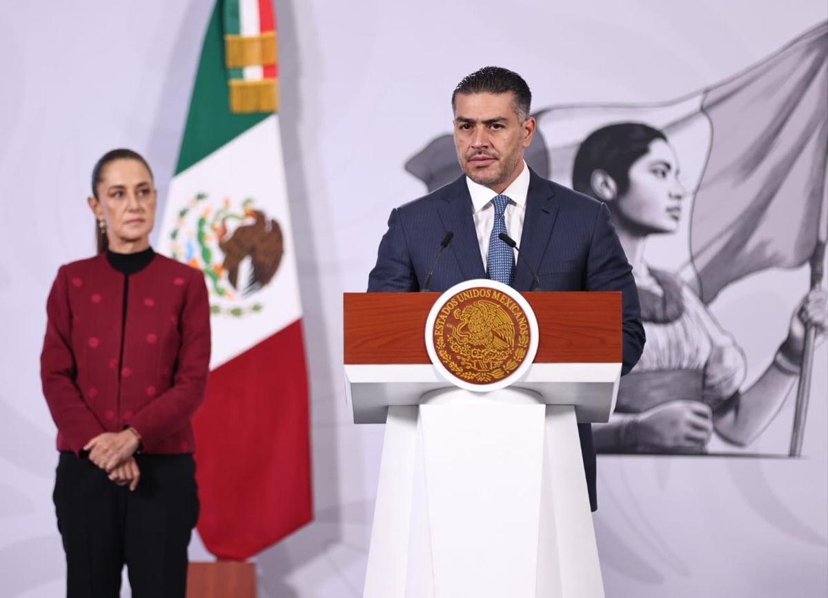 Omar García Harfuch y Claudia Sheinbaum