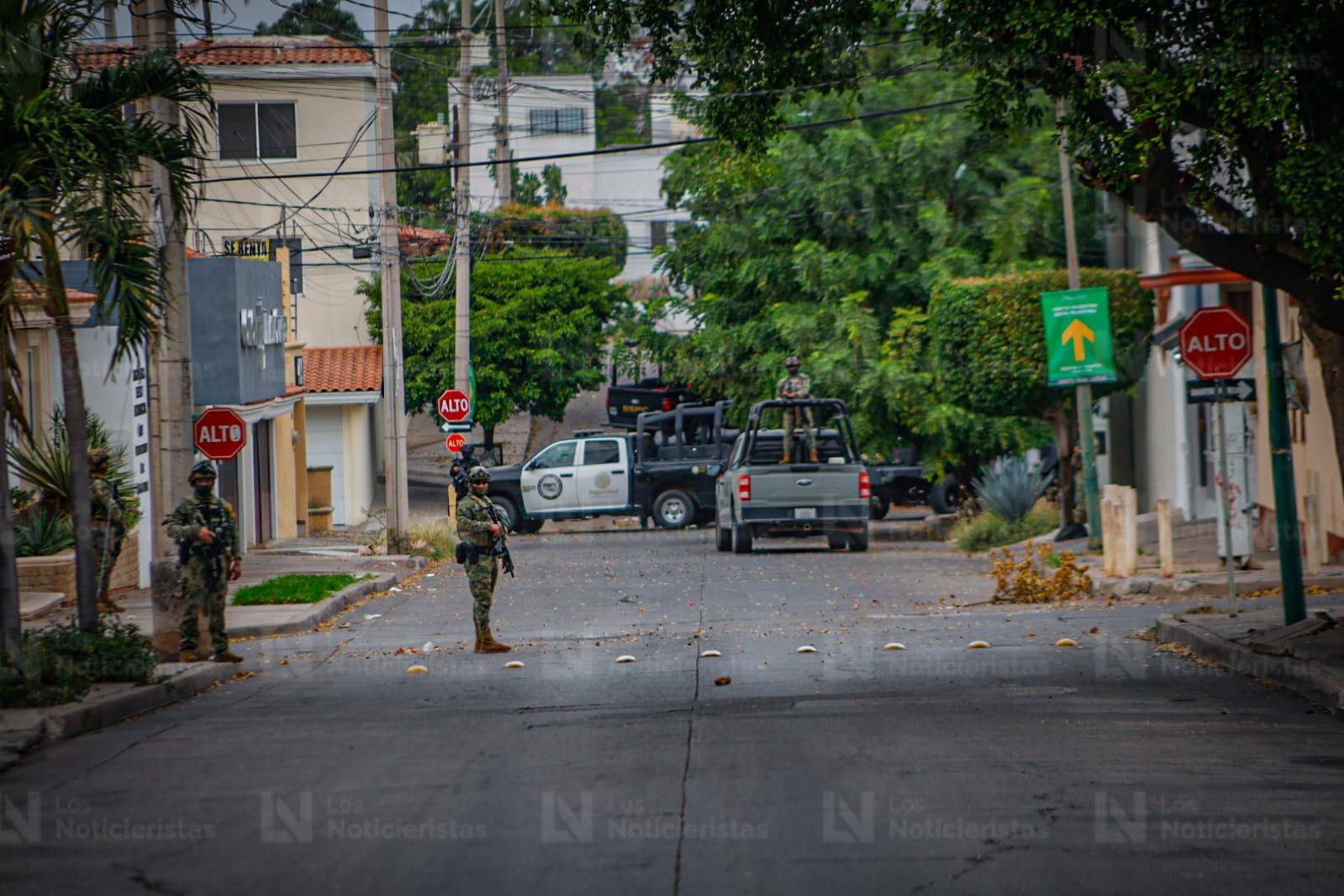 Megaoperativo en la colonia Guadalupe de Culiacán