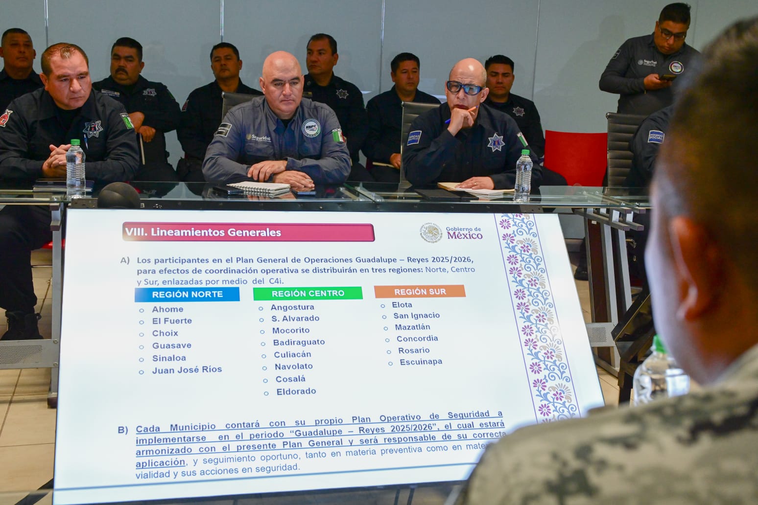 Más de 12 mil 500 elementos participarán en Operativo Guadalupe - Reyes, en Sinaloa