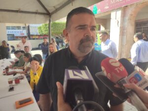 Coordinador municipal de Protección Civil en Mazatlán, Óscar Roberto Osuna Tirado.