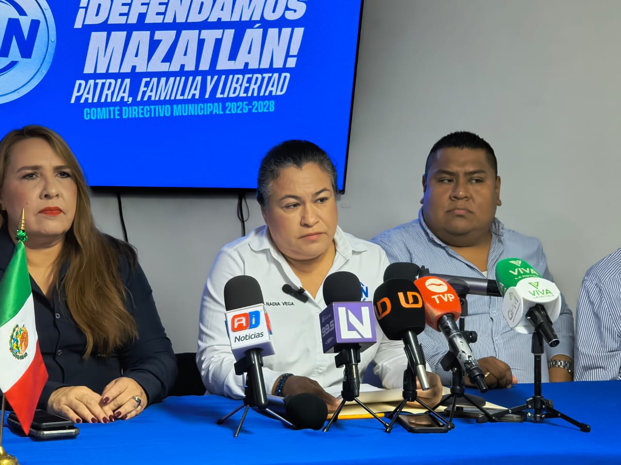 Rueda de prensa de PAN Mazatlán