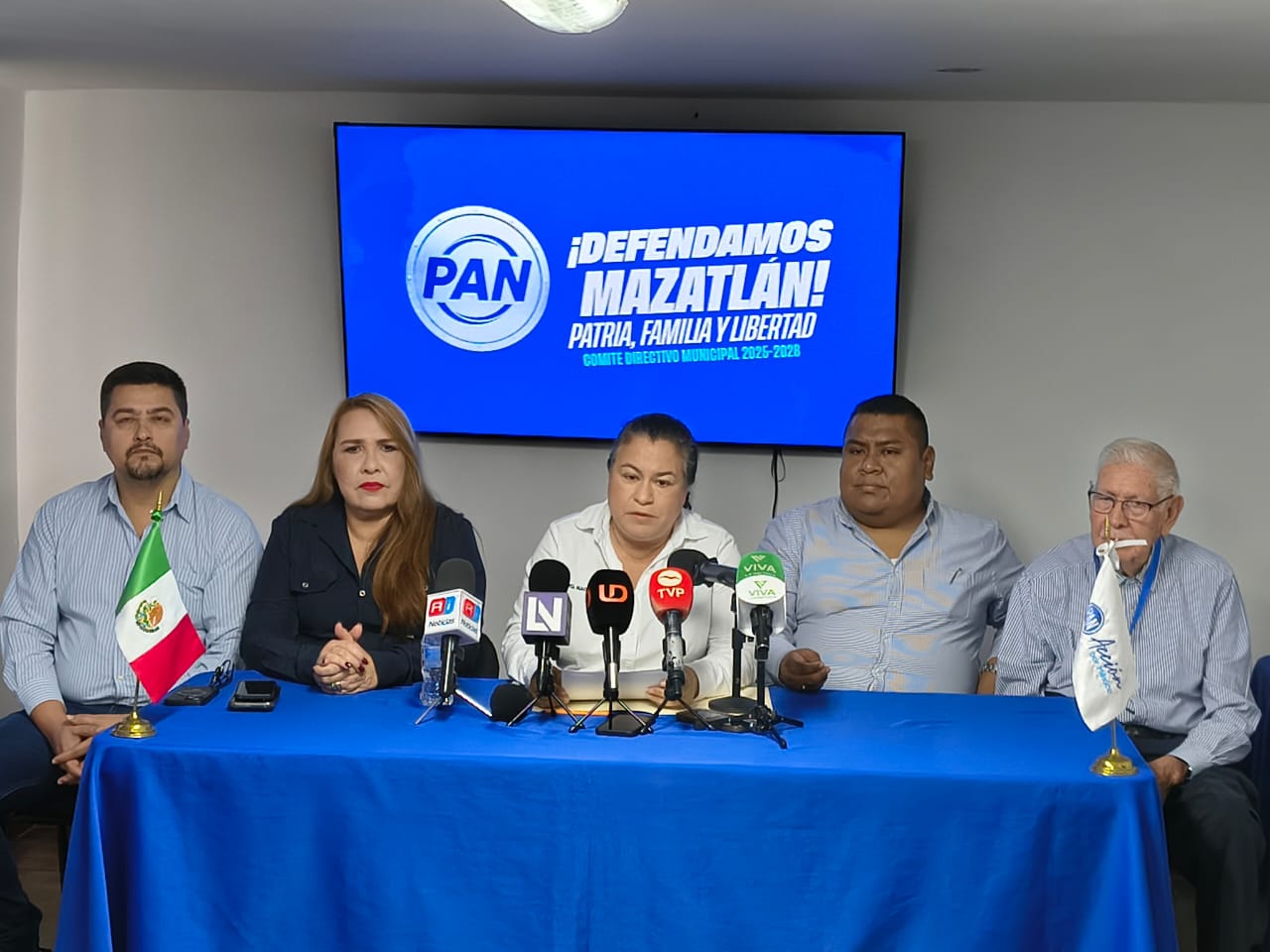 Rueda de prensa de PAN Mazatlán