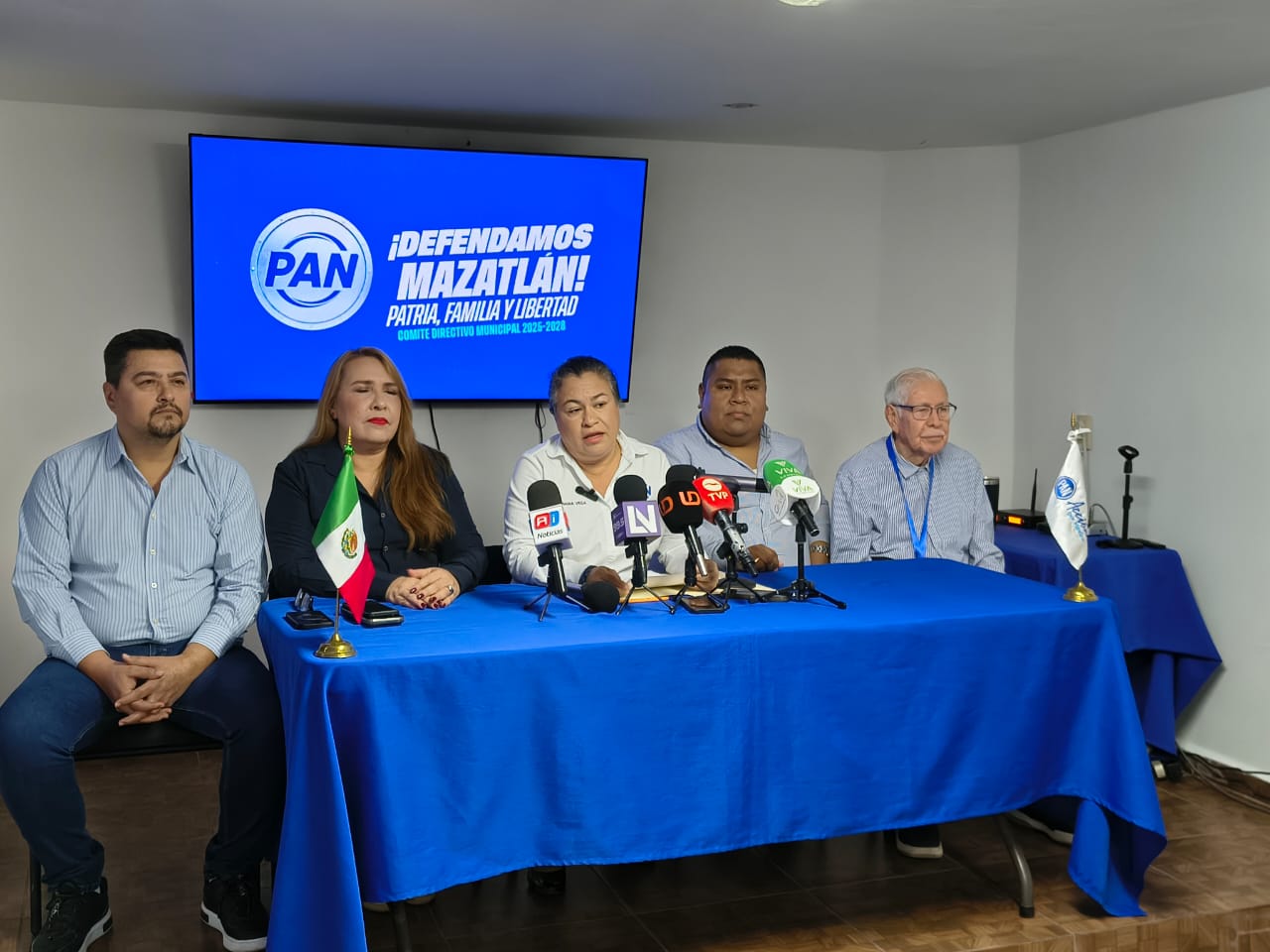 Rueda de prensa de PAN Mazatlán