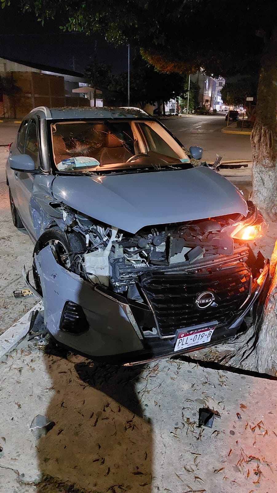 par de accidente ocurren en el centro de los mochis esta madrugada