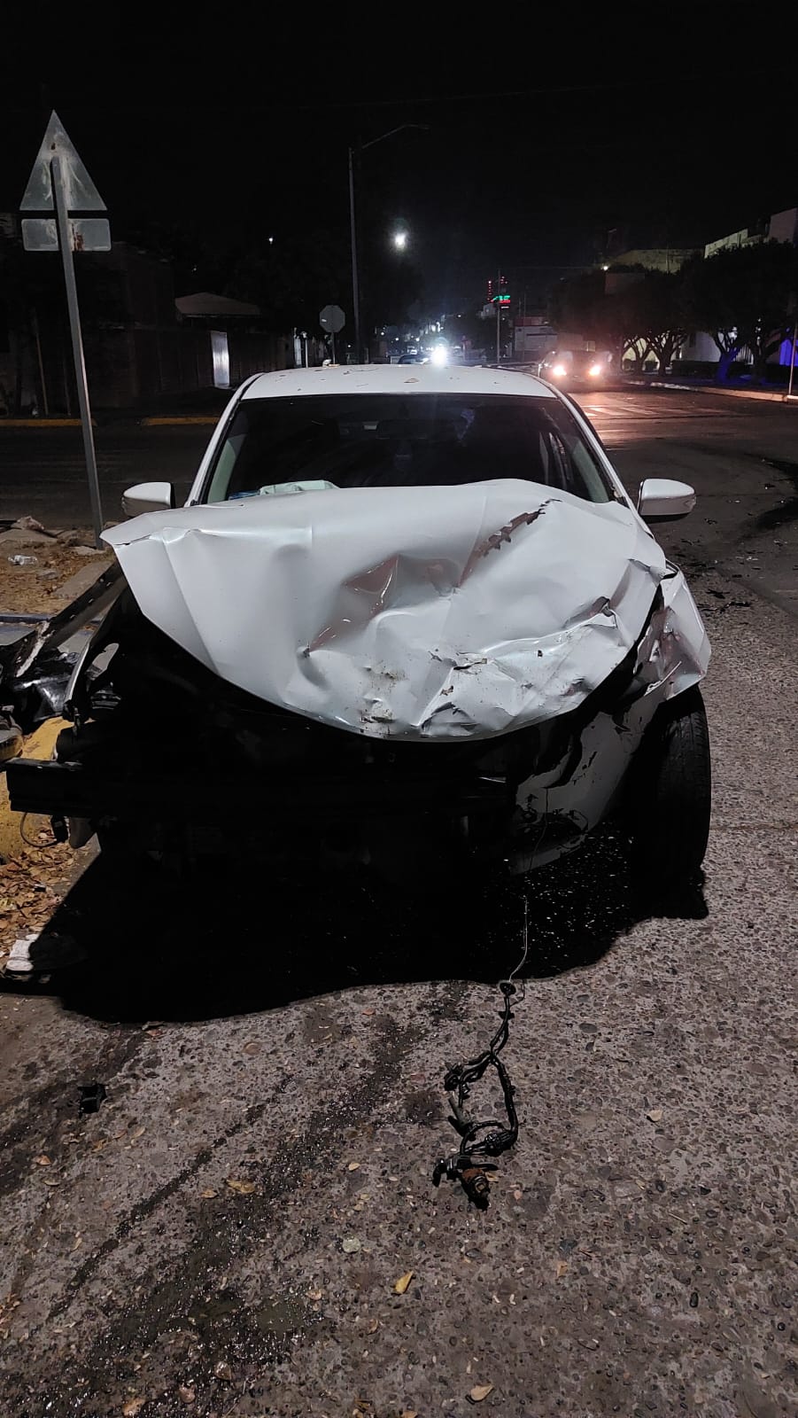 par de accidente ocurren en el centro de los mochis esta madrugada