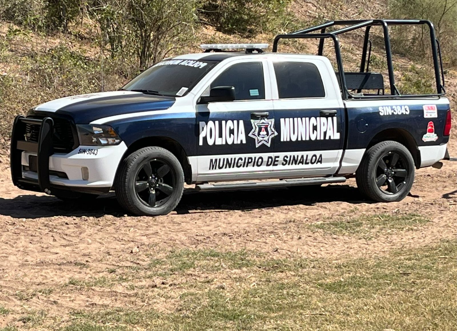 Patrulla de municipio de Sinaloa