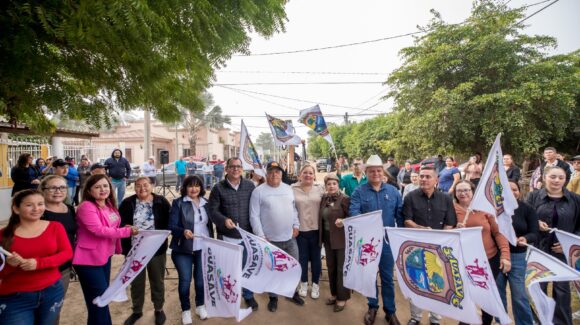 Inician pavimentaciones por 6.5 mdp del predial rústico en Benito Juárez y La Trinidad, Guasave, Sinaloa