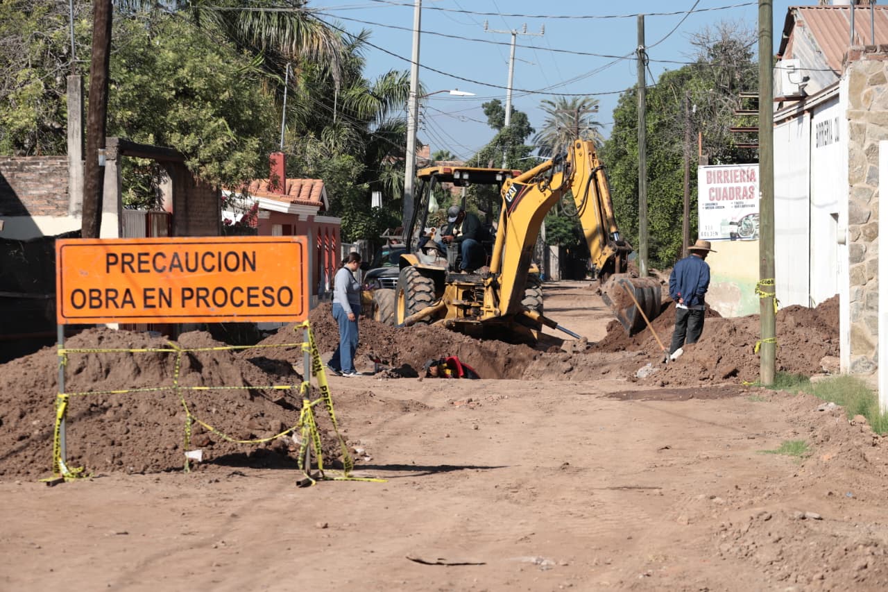 pavimentación en las sindicaturas de Benito Juárez y la trinidad