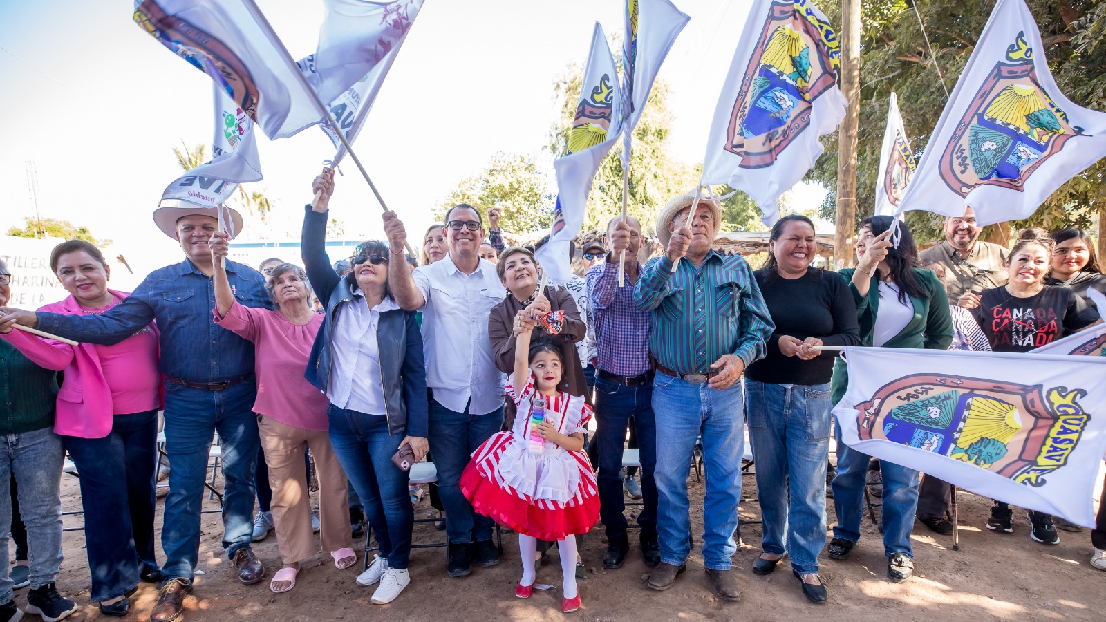 pavimentación en las sindicaturas de Benito Juárez y la trinidad