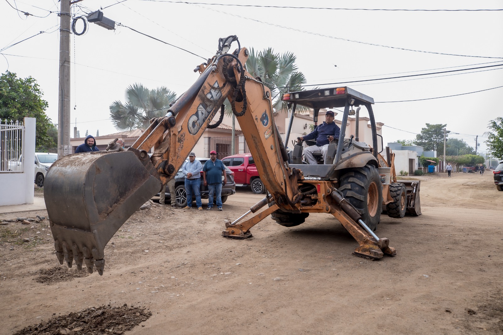 pavimentación en las sindicaturas de Benito Juárez y la trinidad