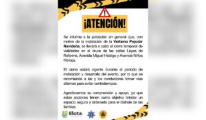 PC Elota comunicado