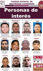 Personas buscadas como presuntos miembros de 'Los Rusos'