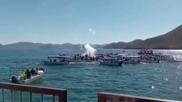 En plenos festejos de la Virgen de Guadalupe pescadores de Topolobampo sufren explosión de cuetes