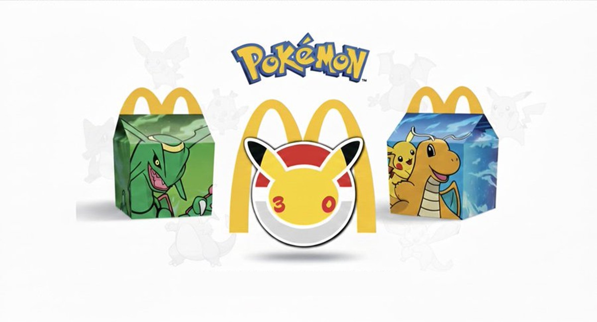 Cajitas felices de McDonald's con la imagen de Pokémon